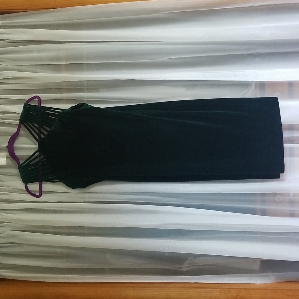 Nicole Miller Stretch Velvet Green 12